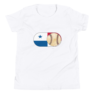 Baseball Mode - Panama Flag - Youth Short Sleeve T-Shirt