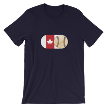 Load image into Gallery viewer, Baseball Mode -No Words - Canada Flag - Short Sleeve T-Shirt
