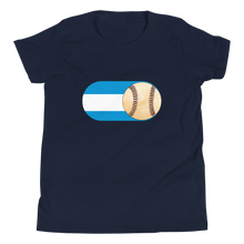 Load image into Gallery viewer, Baseball Mode - Nicaragua Flag - Youth Short Sleeve T-Shirt