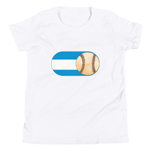 Load image into Gallery viewer, Baseball Mode - Nicaragua Flag - Youth Short Sleeve T-Shirt