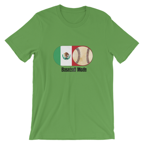 Baseball Mode - Mexico Flag Dirt Ball - Short-Sleeve T-Shirt
