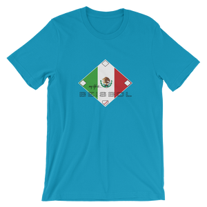 My life is Beisbol - Mexico Flag - Short-Sleeve T-Shirt