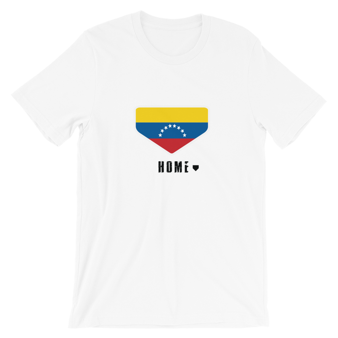 This is My Home - Venezuela Homeplate Flag - Short-Sleeve T-Shirt