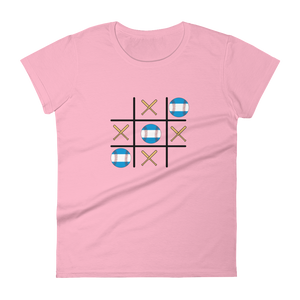 Baseball Game Winner - TTT - Nicaragua Flag - Women's short sleeve t-shirt