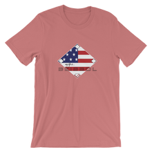 Load image into Gallery viewer, My Life is Beisbol - USA Flag - Short-Sleeve T-Shirt