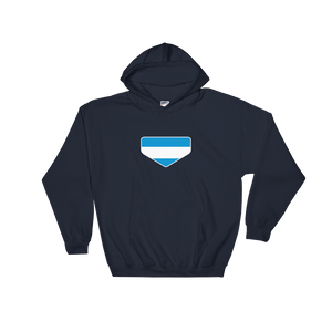 This is My Home - Homeplate Nicaragua Flag - Hooded Sweatshirt