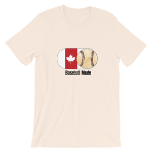 Baseball Mode - Canada Flag Dirt Ball - Short-Sleeve T-Shirt