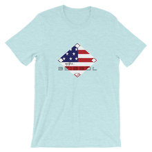 Load image into Gallery viewer, My Life is Beisbol - USA Flag - Short-Sleeve T-Shirt