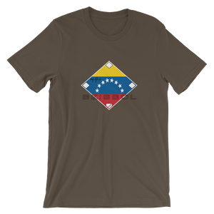 My Life is Beisbol - Venezuela Flag - Short-Sleeve T-Shirt
