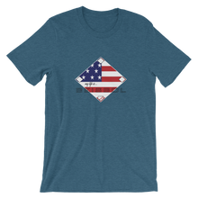 Load image into Gallery viewer, My Life is Beisbol - USA Flag - Short-Sleeve T-Shirt