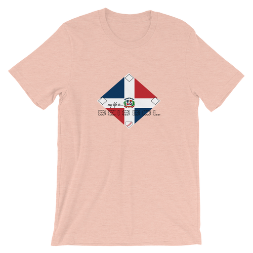 My Life is Beisbol - RD Flag - Short-Sleeve T-Shirt