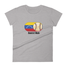 Load image into Gallery viewer, Baseball Mode - Venezuela Flag - Women&#39;s Short Sleeve T-shirt