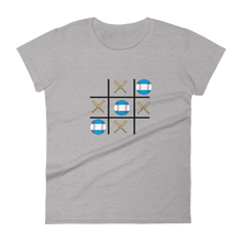 Load image into Gallery viewer, Baseball Game Winner - TTT - Nicaragua Flag - Women&#39;s short sleeve t-shirt