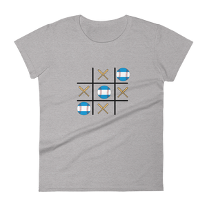 Baseball Game Winner - TTT - Nicaragua Flag - Women's short sleeve t-shirt