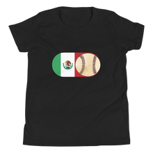 Load image into Gallery viewer, Baseball Mode - Mexico Flag - Youth Short Sleeve T-Shirt