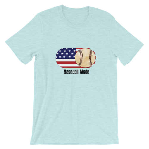 Baseball Mode - USA Flag Dirt Ball - Short-Sleeve T-Shirt