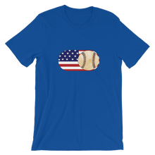 Load image into Gallery viewer, Baseball Mode -No Words - USA Flag - Short Sleeve T-Shirt