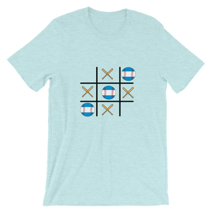 Baseball Winner Game - TTT - Nicaragua Flag - Short-Sleeve T-Shirt