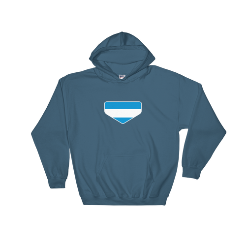 This is My Home - Homeplate Nicaragua Flag - Hooded Sweatshirt