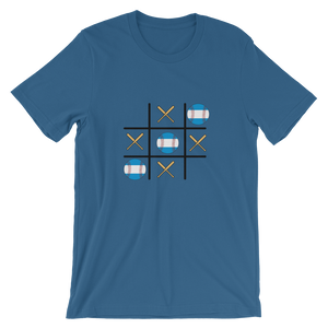 Baseball Winner Game - TTT - Nicaragua Flag - Short-Sleeve T-Shirt