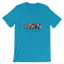 Load image into Gallery viewer, Proud Latino-  Flags - Uniting Culturas - Short-Sleeve T-Shirt