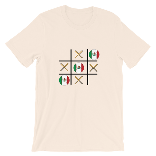 Baseball Winner Game - TTT - Mexico Flag - Short-Sleeve T-Shirt