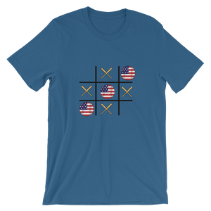 Baseball Winner Game - TTT - USA Flag - Short-Sleeve T-Shirt