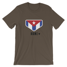 Load image into Gallery viewer, This is My Home - Cuba Homeplate Flag - Short-Sleeve T-Shirt