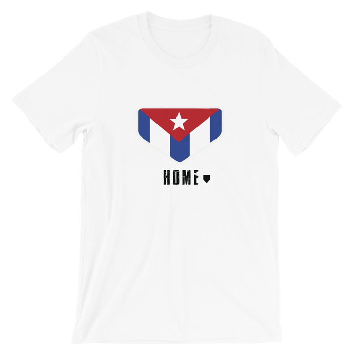 This is My Home - Cuba Homeplate Flag - Short-Sleeve T-Shirt