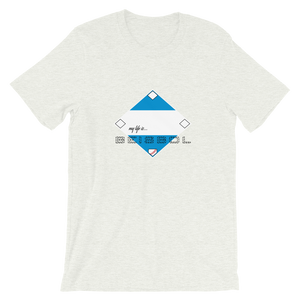 My Life is Beisbol - Nicaragua Flag - Short-Sleeve T-Shirt