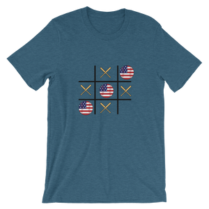 Baseball Winner Game - TTT - USA Flag - Short-Sleeve T-Shirt