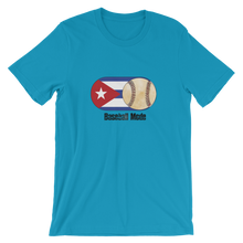 Load image into Gallery viewer, Baseball Mode- Cuba Flag Dirt Ball - Short-Sleeve T-Shirt