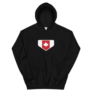 This is My Home - Homeplate Canada Flag - Hooded Sweatshirt