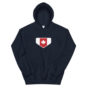 This is My Home - Homeplate Canada Flag - Hooded Sweatshirt