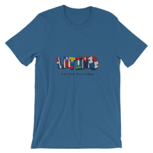 Load image into Gallery viewer, Proud Latino-  Flags - Uniting Culturas - Short-Sleeve T-Shirt