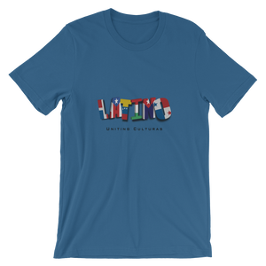 Proud Latino-  Flags - Uniting Culturas - Short-Sleeve T-Shirt