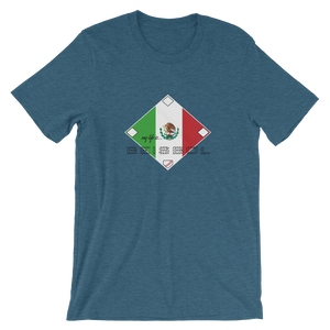 My life is Beisbol - Mexico Flag - Short-Sleeve T-Shirt