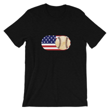 Load image into Gallery viewer, Baseball Mode -No Words - USA Flag - Short Sleeve T-Shirt