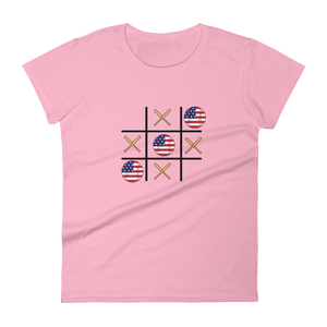 Baseball Game Winner - TTT - USA Flag - Women's short sleeve t-shirt