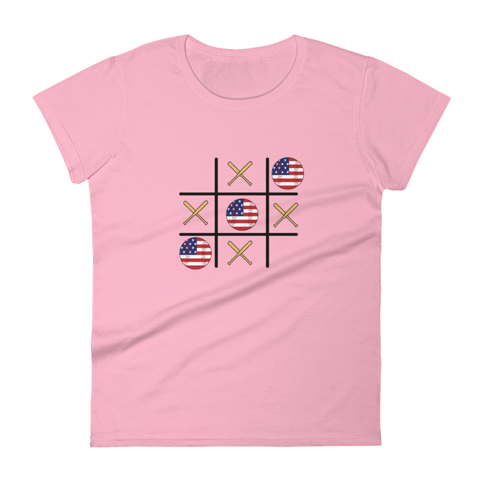 Baseball Game Winner - TTT - USA Flag - Women's short sleeve t-shirt