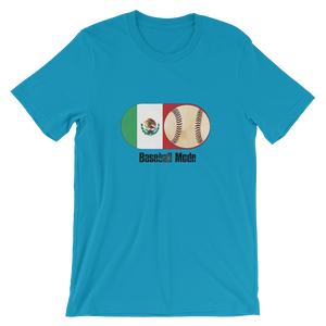 Baseball Mode - Mexico Flag Dirt Ball - Short-Sleeve T-Shirt