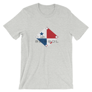 My Life is Beisbol - Panama Flag - Short-Sleeve T-Shirt