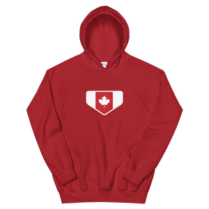 This is My Home - Homeplate Canada Flag - Hooded Sweatshirt