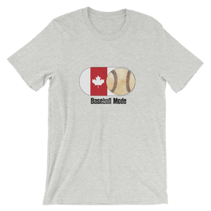 Baseball Mode - Canada Flag Dirt Ball - Short-Sleeve T-Shirt