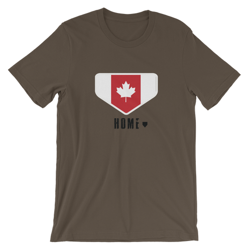 This is My Home - Canada Homeplate Flag - Short-Sleeve T-Shirt