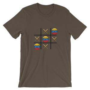 Baseball Winner Game - TTT-  Venezuela Flag - Short-Sleeve T-Shirt