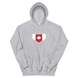 This is My Home - Homeplate Canada Flag - Hooded Sweatshirt