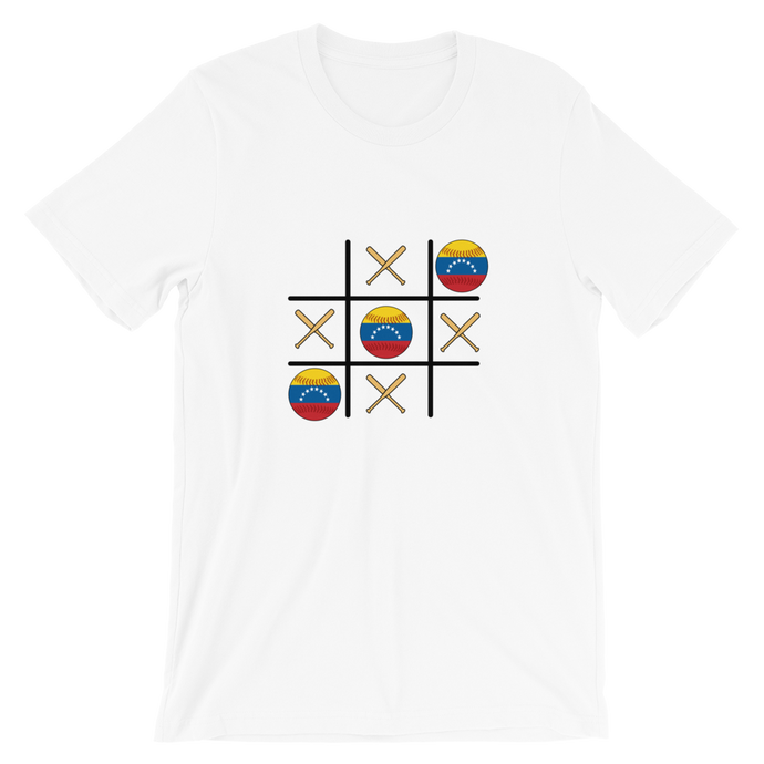 Baseball Winner Game - TTT-  Venezuela Flag - Short-Sleeve T-Shirt