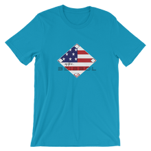Load image into Gallery viewer, My Life is Beisbol - USA Flag - Short-Sleeve T-Shirt