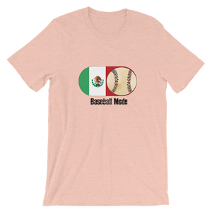 Baseball Mode - Mexico Flag Dirt Ball - Short-Sleeve T-Shirt